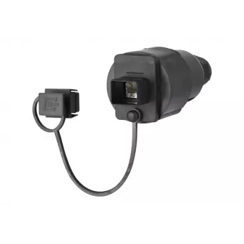 METZ CONNECT connecteur RJ45 à confectionner sur site Cat.6A blindé IP67 noir 41,8 mm