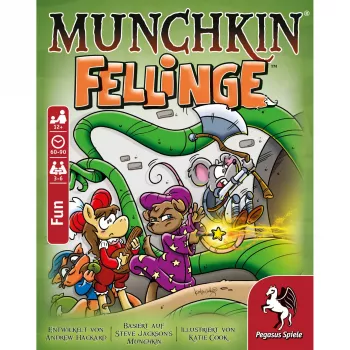 Pegasus Spiele Munchkin Fellinge (Demented Dungeons) extension jeu de cartes
