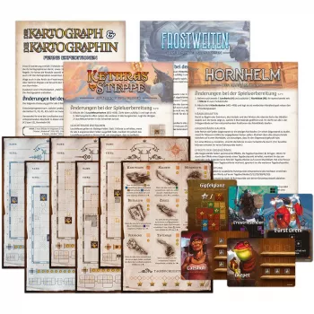 Pegasus Spiele Le Cartographe & La Cartographe : Expéditions lointaines (extension)