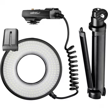Walimex Pro Macro LED Ring Light DSR 232 ensemble