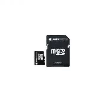 Carte mémoire micro SDHC AGFAPHOTO 32 Go 100 Mo/s U1 V10 + adaptateur