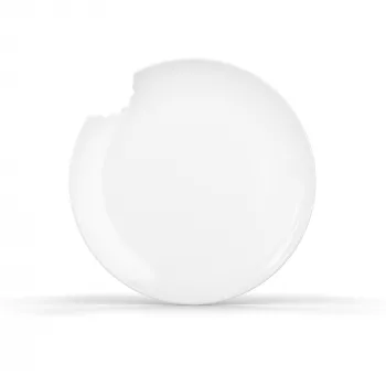 FIFTYEIGHT PRODUCTS FIFTYEIGHT 2 assiettes à gâteau avec bord mordant Ø 20 cm blanc