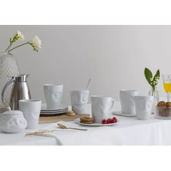 Mug FIFTYEIGHT PRODUCTS FIFTYEIGHT 350 ml avec anse - Lecker White