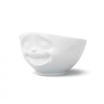 FIFTYEIGHT PRODUCTS Saladier 1000 ml - Rieur blanc