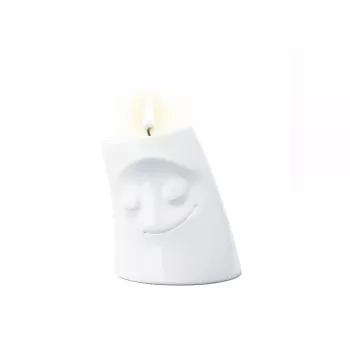 Bougeoir FIFTYEIGHT PRODUCTS FIFTYEIGHT Candle Snuggle CUDDLY petit blanc