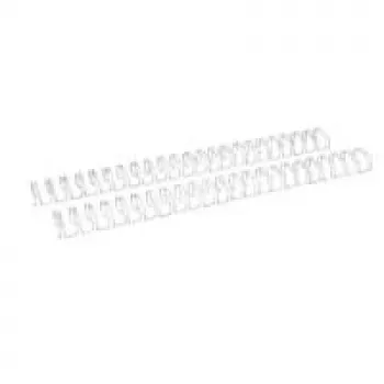 LMG Signaltechnologie 100 reliures à peigne métalliques argent pour 65 feuilles (34RM95-SV)