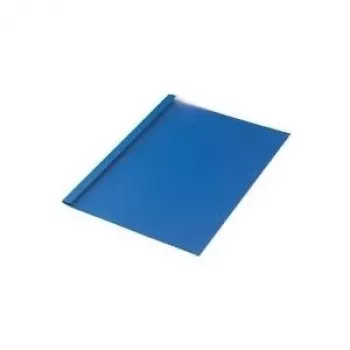 LMG Signaltechnologie BMDLEM-BL-R2 Chemises à reliure thermique, structure lin, bleu, 2 mm, 50 pièces