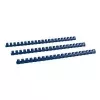 LMG 100 reliures à peigne plastique 14 mm, bleues (BRP140-BL)