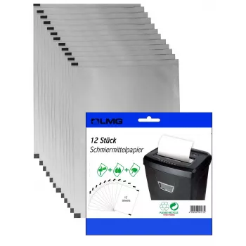 LMG Signaltechnologie feuilles lubrifiantes pour destructeur de documents (12 feuilles) - LMG-OELPAPIER