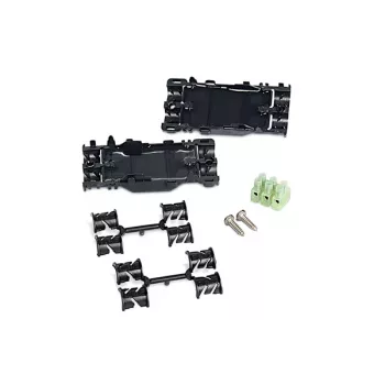 HellermannTyton MB4A support de serre-câble - noir - polyamide 6.6 - 44x24 mm - fixation à vis - 1 pièce