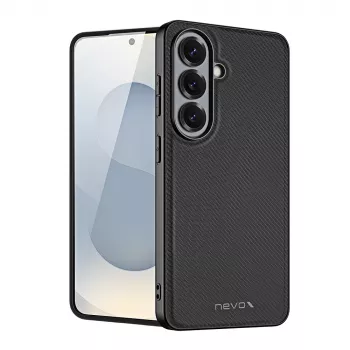 Nevox StyleShell NYLO coque pour Samsung Galaxy S26, noir