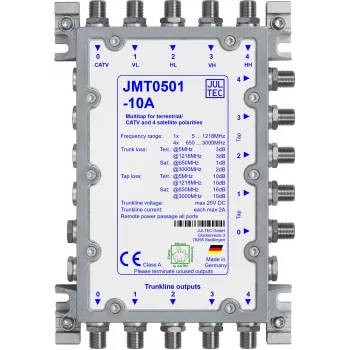 Répartiteur multi-tap Jultec JMT0501-10A, 5 dérivations, passif, 10 dB
