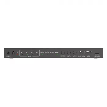 Commutateur HDMI 2.1 4x1 PureLink - 48 Gbit/s - 8K 60Hz 4:2:0 12-bit désintégration audio et commutateur KVM - 4 ports