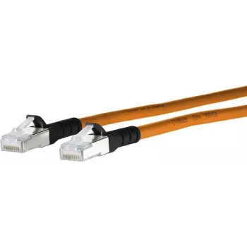 Câble réseau METZ CONNECT 130845A001-E 10 m Cat6a SF/UTP (S-FTP) RJ45 orange