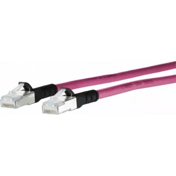 Câble réseau METZ CONNECT 130845A002-E 10 m Cat6a S/FTP (SF/UTP) RJ45 magenta