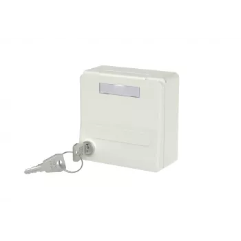 Boîtier encastré METZ CONNECT IP44 2 ports non équipé pour module MC blanc pur