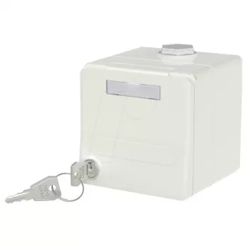 Boîtier de module en saillie METZ CONNECT IP44 avec couvercle rabattable 1309470002-I