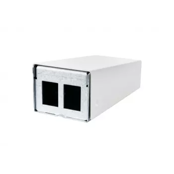 METZ CONNECT 130861-0202KE prise murale fibre optique LC-Duplex OM4 2 ports blanc