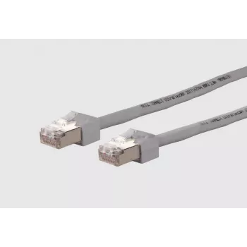 Câble patch Cat.6 Ultraflex500 VoIP METZ CONNECT AWG 26 10,0 m gris