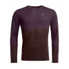 Ortovox 185 Rock N Wool Long Sleeve - Dark Wild Berry, taille M
