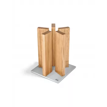 Bloc à couteaux magnétique KAI Stonehenge chêne