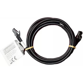 Câble de brassage IT-BUDGET Full Copper Premium - Flex AWG 26 - Cat.8.1 - 2000 MHz - sans halogène - PoE+ - 40 Gbit - noir - 2 m (90ITBFLEX81PK2S)