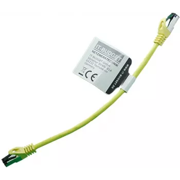 Câble de brassage IT-BUDGET Full Copper Premium - Flex AWG 26 - Cat.8.1 - 2000 MHz - sans halogène - PoE+ - 40 Gbit - jaune - 0,5 m (90ITBFLEX81PK050Y)