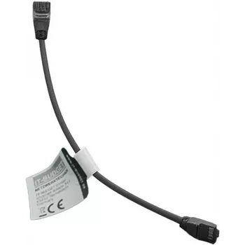 Câble de brassage IT-BUDGET Full Copper Premium - Slim AWG 28 - Cat.8.1 - 2000 MHz - sans halogène - PoE+ - 40 Gbit - noir - 0,25 m