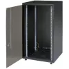 Baie réseau 19 pouces IT-BUDGET SJB - 18U - 600x600 mm - porte vitrée - panneau arrière - noire (W-SJB6060-18S-161)