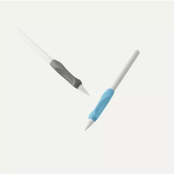Paperlike Pencil Grips V2, Grey/Blue, 2-Pack