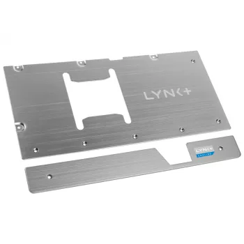 Kit de plaque LYNK+ 5090 Zotac argent - backplate GPU pour modding RTX 5090