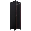 Baie réseau IT-BUDGET 19 pouces SRK - 42U - 600x800 mm - porte verre/acier - flatpack - noir (90ITB19SRK4268GSN)