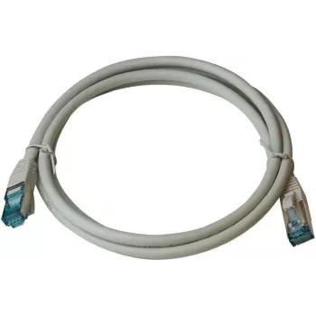 Câble patch premium IT-BUDGET Full Copper - Cat.6A - 500 MHz - sans halogène - PoE+ - AWG 26/7 - gris - 15 m
