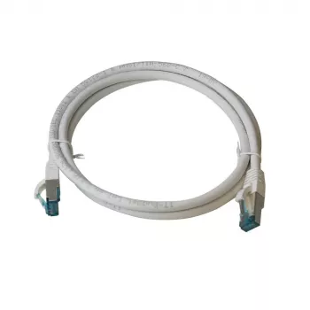 Câble patch premium IT-BUDGET Full Copper - Cat.6A - 500 MHz - sans halogène - PoE+ - AWG 26/7 - blanc - 20 m