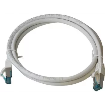 Câble patch premium IT-BUDGET Full Copper - Cat.6A - 500 MHz - sans halogène - PoE+ - AWG 26/7 - blanc - 30 m