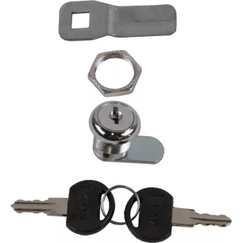 Rockstable serrure pour portes latérales et arrière - serrure de porte - argent (RS19-SLOT-C)