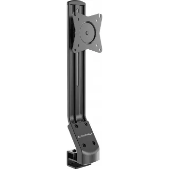 Rockstable RS-MM004 Support de moniteur simple Advanced - Pince de bureau / Passage de câble - 8 kg - 33 cm (13 pouces) - 81,3 cm (32 pouces) - 100 x 100 mm - Noir