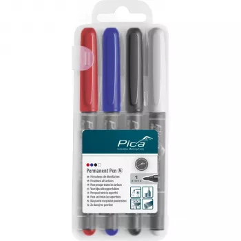 PICA-MARKER Pica Permanent-Pen 1,0 mm assorti avec Instant-White-Pen