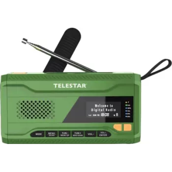 Telestar TOP NR 5 Radio d'urgence DAB+/FM verte