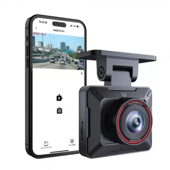 AKEEYO P1 Car Dash Camera Full HD 30fps - Black