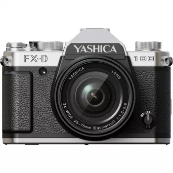 Appareil photo argentique reflex 35mm Yashica FX-D 100 (noir)