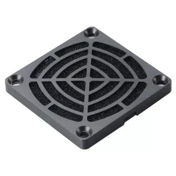 Kit de filtre pour ventilateur 60 mm Akasa GRM60-30 - maille nylon noire, lavable, avec grille de protection