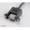Câble USB 2.0 interne vers externe Akasa AK-CBUB06-60BK, 60 cm, noir