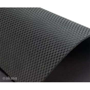 Tapis de souris gaming en caoutchouc à motif Akasa AK-MPD-03YL - jaune/noir, 320x270x3 mm