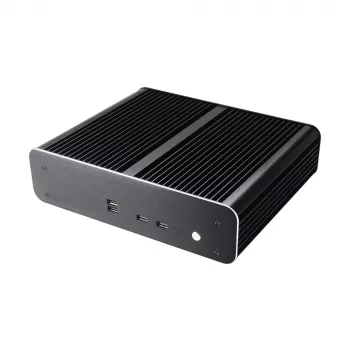 Boîtier Thin Mini-ITX sans ventilateur Akasa Euler TX - aluminium - noir