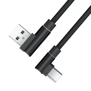 Câble USB 2.0 Akasa AK-CBUB39-10BK - USB-A vers USB-C - 1 m - noir