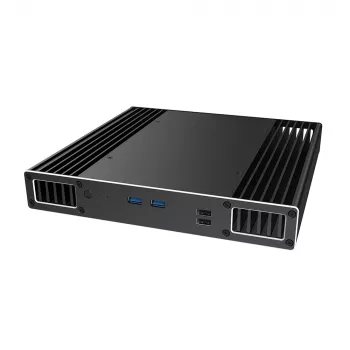 Akasa Plato PX - bureau - PC - aluminium - noir - UCFF - home office