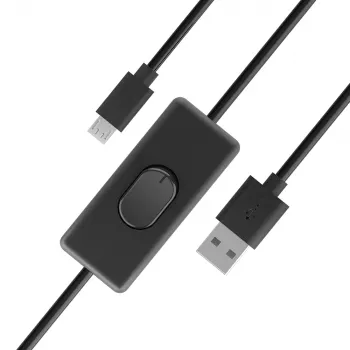 Câble USB 2.0 Akasa AK-CBUB58-15BK - USB-A vers Micro-USB-B - 1,5 m - noir