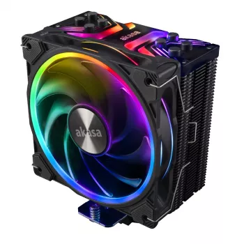 Ventilateur CPU Akasa Soho H4, 120 mm, 500-2000 RPM, 31,8 dB, 52,91 CFM