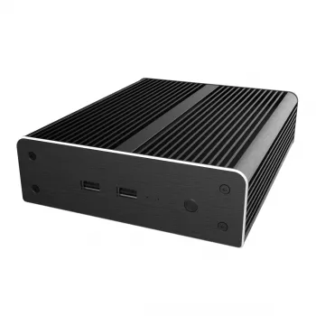 Boîtier Mini-ITX Akasa Newton NE - noir - aluminium - sans ventilateur - 2,5 inch HDD/SSD - 150,6 mm